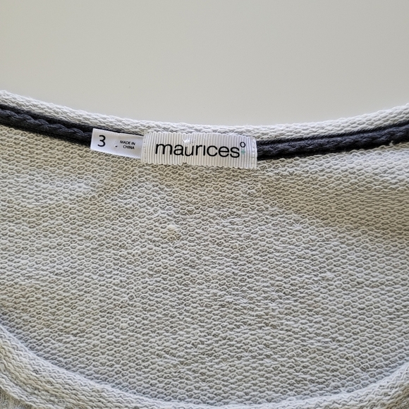 Maurice gray sequin cozy comfy tribal pull over sweater - Picture 2 of 9